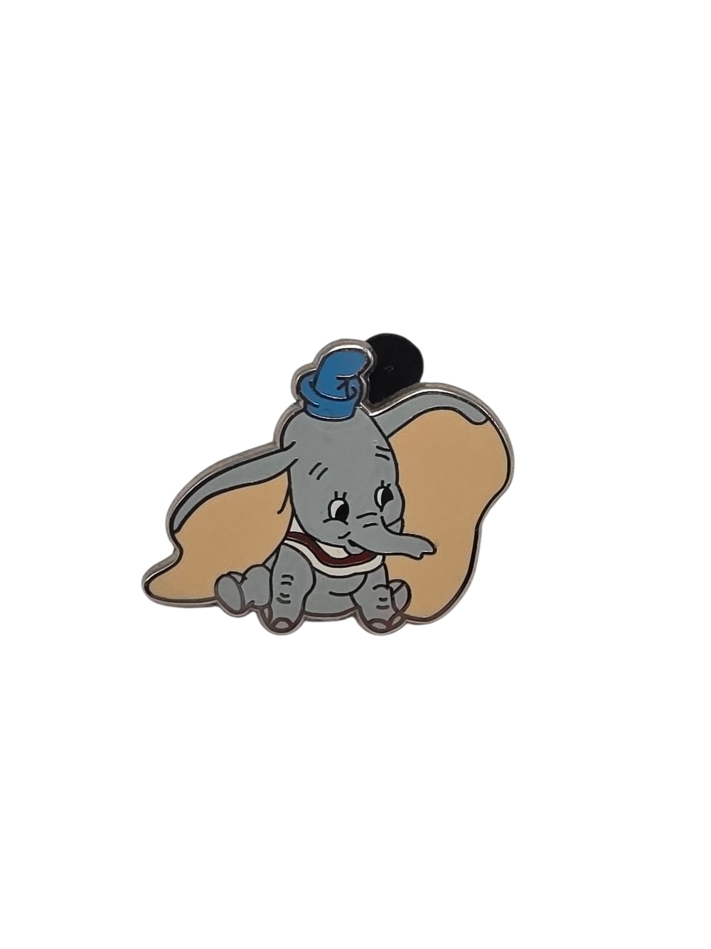 Disney Pin 57206 Dumbo Small Smiling Elephant Mini Tiny Blue Hat Circus Ride